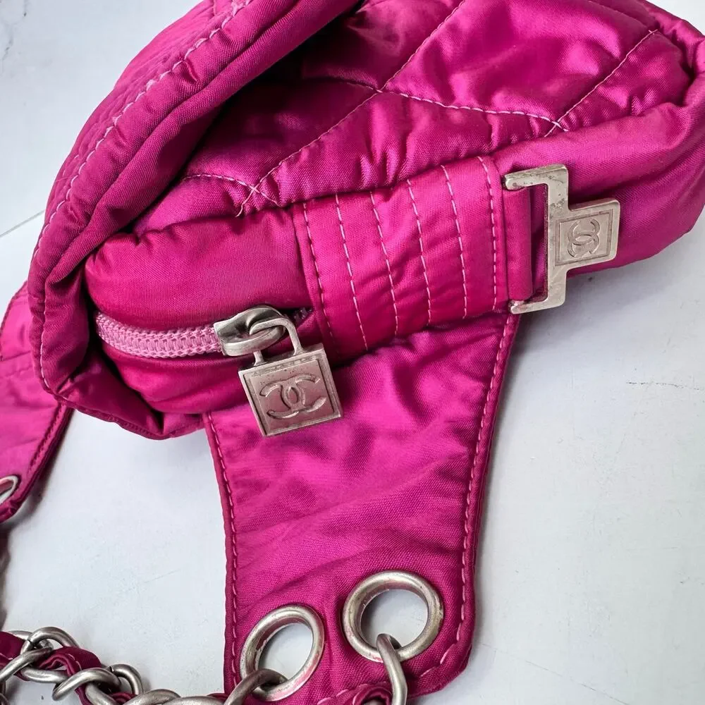 CHANEL Nylon Ski Sport Belt Bag (REWORKED)